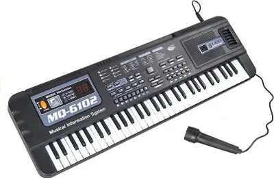 Produktbild von Lernkeyboard Mq-6102 Mit 61 Tasten Und Mikrofon Für Kreative Musikerlebnisse