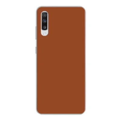 Produktbild von MuchoWow® Handyhülle Schutzhülle Hülle für Samsung Galaxy A70 Terrakotta - Braun - Palette - Unifarben - Farben - Farbe Silikon Softcase Handy Hülle - Schutzhaube