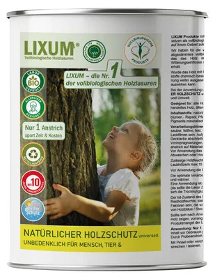 Produktbild von LIXUM biologische & natürliche  Holzschutz Holzlasur - universell