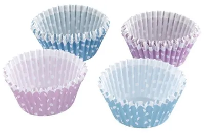 Image de Moules à muffins en papier, 50 pièces, à pois
