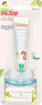 Productafbeelding van Nuby Tandgel + Gum-eez Bijtspeeltje (15 gr)