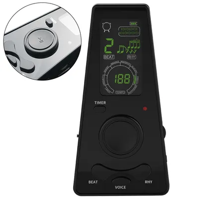 Produktbild von Digitaler Metronom,elektronisch, mit Lautstärke-und Temporegelung,Timer,breiter Geschwindigkeitsbereich,für Klavier,Geige,Gitarre,Ukulele&Schlagzeug