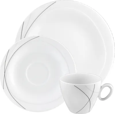 Obrázok produktu pre Seltmann Weiden 4003106947787, 6 osôb, Porcelán, Biela, Kolo, 23 cm, 16 cm