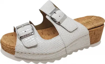 Produktbild von Waldläufer Damen Pantolette in Weiß, Größe 8