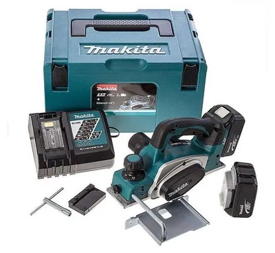 Image de Rabot sans fil MAKITA DKP180RTJ 18 V 82 mm 2 x 5.0 Ah