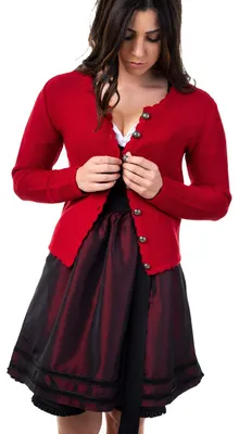 Productafbeelding van Jacke - Traditionele Jas Voor Damen, Rood (001) 34