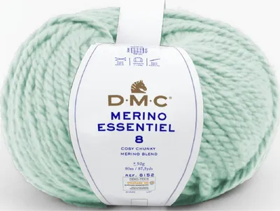 Image de DMC Merino Essentiel-8 – le fil le plus épais de la gamme Merino : 55 % de Laine et 45 % d'acrylique (couleur 863)