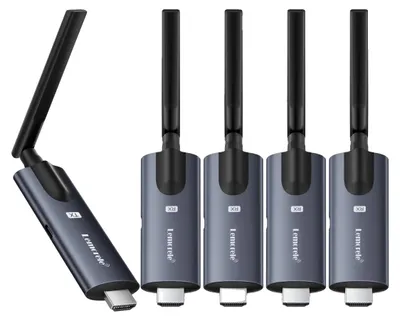 Zdjęcie produktu dla Przesyłnik i odbiornik HDMI bezprzewodowy, zasięg 200 metrów, rozdzielczość 1080P, model R1040