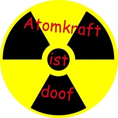 Productafbeelding van Kernenergie is dom - Button