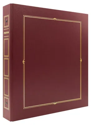 Image de Album Photo Pochette Cordoue Bordeaux 400 Photos 10x15 cm