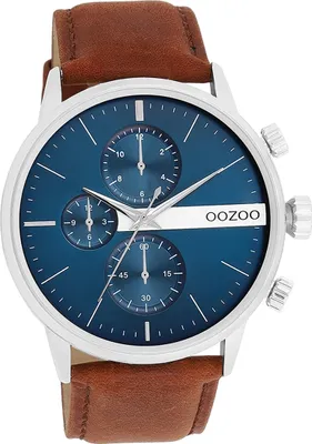 Produktbild von Oozoo Herren Armbanduhr braun Analog Timepieces Lederarmband D2UOC11221
