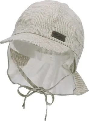 Produktbild von Sterntaler Schirmmütze mit Nackenschutz Ringel Gr. 43