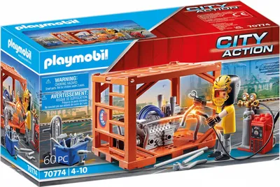 Zdjęcie produktu dla PLAYMOBIL City Action 70774 Containerfertigung