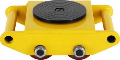 Image de Roues de transport professionnelles pour remorques porte-engins - Rotation à 360° - Capacité de charge de 6 tonnes - Pièce unique