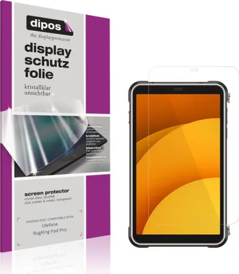 Produktbild von 2x Schutzfolie für Ulefone RugKing Pad Pro klar Displayschutzfolie Folie Display Schutz dipos