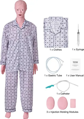 Image de Mann Krankenpflege Übungspuppe Patientenversorgungssimulator Lehrpraxis