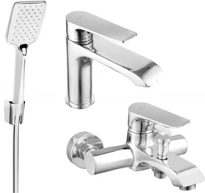 Produktbild von Mexen Pecos R62 Badewannenset, Chrom - 72703R62-00