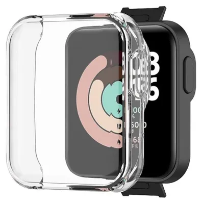 Produktbild von Für Xiaomi Redmi Watch Full Coverage Electroplating TPU Transparent Cover Schutz