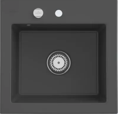 Produktbild von Villeroy & Boch Keramikspüle 331502i4, Subway 50 S Einbauspüle - inkl.