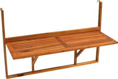 Balkonhängetisch 120cm Akazie