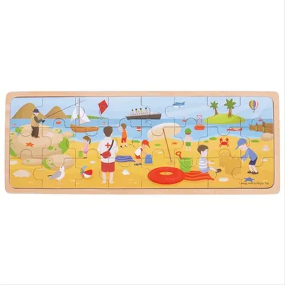 Produktbild von Bigjigs Toys Puzzle - Am Strand