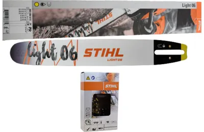 Produktbild von Stihl 30030005217 Light 06 Führungsschiene 1,6mm 3/8" 45cm / 18" 11 Zähne 66TG+1 Stück Vollmeißel RS 36210000066