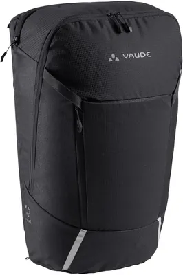 Productafbeelding van Fietstas en rugzak 2-in-1 - 20 liter - Zwart