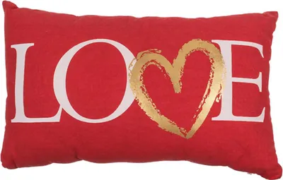 Obrázok produktu pre Červený vankúš Deco, Love
