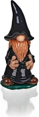 Produktbild von Crottendorfer - Set Räucherfigur Keramik Wichtel (Schwarz) & Räucherkerzen Bunte Mischung Größe M (Standard) - 3703