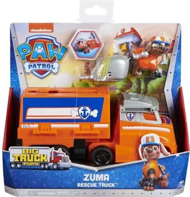 Zdjęcie produktu dla Pressure Patrol Duże ciężarówki Pojazd Pups Ciężarówka ratunkowa ZUMA