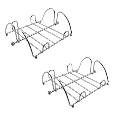 Immagine prodotto di Set di 2 portatovaglioli in metallo con peso, dimensioni 18,5 x 18,5 x 6 cm. Dispenser per tovaglioli, forma quadrata. Porta tovaglioli
