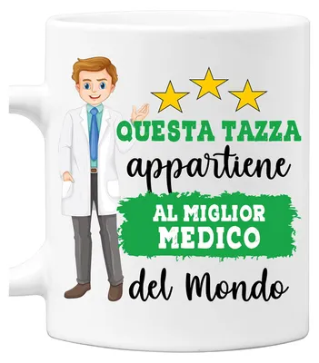Keramiktasse 295 ml lustiges Geschenk für Mediziner
