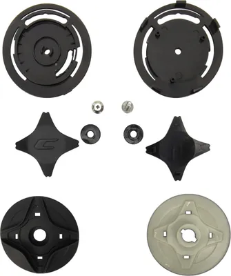 Produktbild von Matte Black Visierbefestigungssatz für CGM 169 ILLI Jet Helm