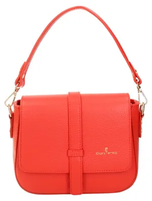 Produktbild von Schultertasche Damen Chiara Ferretti Echtleder Dollaro Orange UNICA 21x16x7 cm