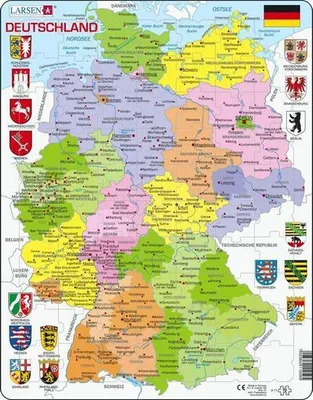 Produktbild von Deutschland (politisch) (Kinderpuzzle)