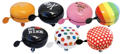 Obrázek produktu pro Zvonek na kolo XXL Ding Dong 80mm, barva: duha