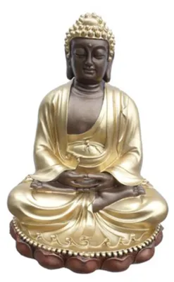 Obrázek produktu pro Dekorativní figurální socha 62 cm Figury Sochy Sochy Zlatý Buddha (B53)