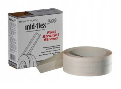 Produktbild von Strait Flex MID-FLEX 300 Flexibles Papierkantenprofil für Trockenbau Eckschutz