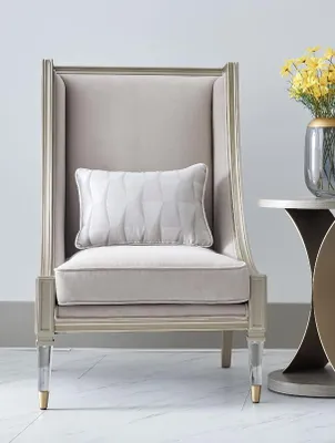 Productafbeelding van Klassieke fauteuil, loungefauteuil, sofa, bank, gestoffeerde stoel, relaxstoel, clubfauteuil, bekleding: stof