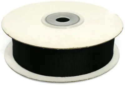 Ripsband 6 mm, 20 m, Schwarz #17 – Polyester