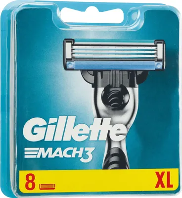 Produktbild von Žiletky Gillette Mach 3, balení 8 kusů