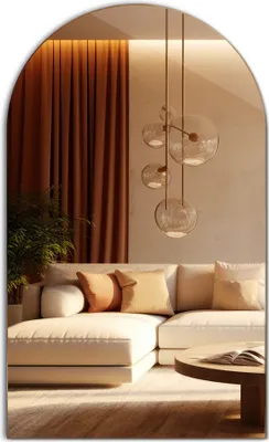 Produktbild von Ovaler Spiegel Mit Abgeschrägter Seite Premium-Schliff Für Wohnzimmer Flur 60 x 100 cm