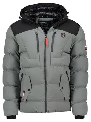 Imagen del producto de Geographical Norway. Parka para hombre modelo CACHOT. Color gris. Talla M (WA1698H/GN-GREY)