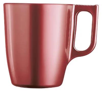 Image de 6 mugs 25 cl Rouges Flashy