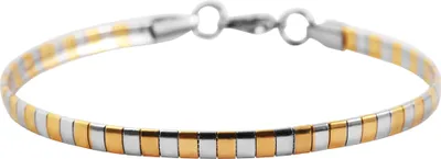 Produktbild von Akzent Armband aus Edelstahl mit IP Beschichtung, bicolor