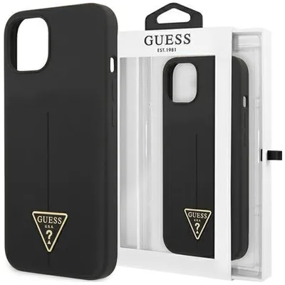 Produktbild von Guess Guhcp14Msltgk Iphone 14 Plus 6,7"" Czarny/Schwarz Hardcase Silikon Dreieck