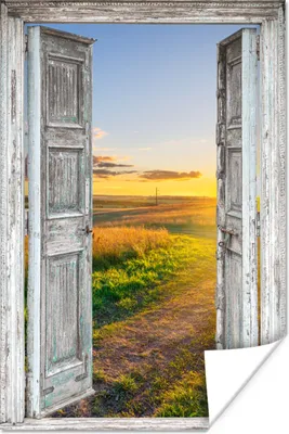 Produktbild von MuchoWow® Poster Aussicht - Landschaft - Landschaft - Sonne 40x60 cm - Plakate für die Wand - Poster Babyzimmer
