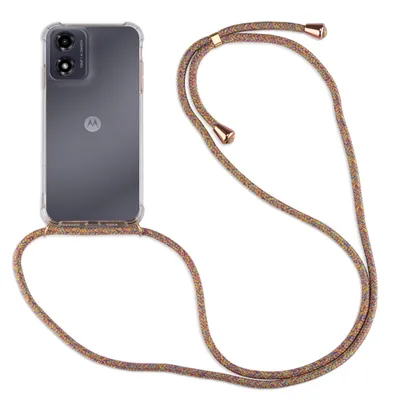 Produktbild von Handykette für Motorola Moto G04 / Moto G04s / Moto E14 Hülle Handyhülle Kordel Rainbow