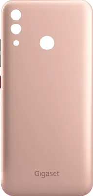 Produktbild von Gigaset GS3 Rosegold Back Cover - elegantes Handy-Case