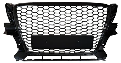 Produktbild von Wabengrill Frontgrill schwarz glänzend für Audi Q5 8R 2008-2012